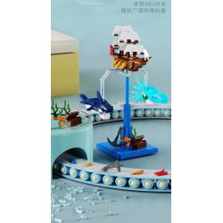 QIZHILE 93002 non  CÂN BẰNG HÀNH TRÌNH GIẢ TƯỞNG bộ đồ chơi xếp lắp ráp ghép mô hình FANTASY JOURNEY