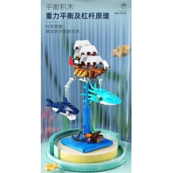 QIZHILE 93002 non  CÂN BẰNG HÀNH TRÌNH GIẢ TƯỞNG bộ đồ chơi xếp lắp ráp ghép mô hình FANTASY JOURNEY
