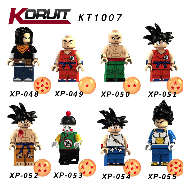 KORUIT KT1007 1007 XP non  HÀNG TRĂM NGƯỜI 8 QI DRAGON BALL bộ đồ chơi xếp lắp ráp ghép mô hình Movie & Game Phim Và Trò Chơi