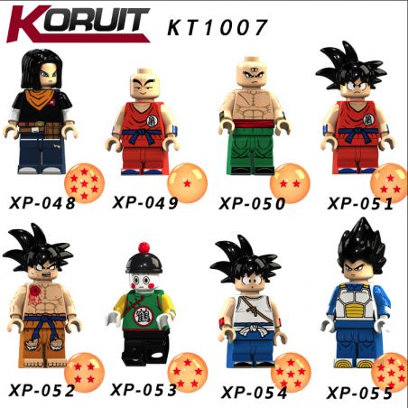 KORUIT KT1007 1007 XP non  HÀNG TRĂM NGƯỜI 8 QI DRAGON BALL bộ đồ chơi xếp lắp ráp ghép mô hình Movie & Game Phim Và Trò Chơi