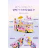SLUBAN M38-B1165 B1165 1165 M38B1165 38-B1165 non  GIẤC MƠ HỒNG BỮA TIỆC CẮM TRẠI TRÊN XE BUÝT BUNNY bộ đồ chơi xếp lắp ráp ghép mô hình Girl BUS CONCERT Con Gái 412 khối