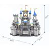 QMAN ENLIGHTEN KEEPPLEY 1023 non  BAO VÂY LÂU ĐÀI NHÀ VUA bộ đồ chơi xếp lắp ráp ghép mô hình Medieval Castle LION CASTLE Chiến Tranh Trung Cổ 1393 khối