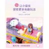 SLUBAN M38-B1165 B1165 1165 M38B1165 38-B1165 non  GIẤC MƠ HỒNG BỮA TIỆC CẮM TRẠI TRÊN XE BUÝT BUNNY bộ đồ chơi xếp lắp ráp ghép mô hình Girl BUS CONCERT Con Gái 412 khối