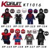 KORUIT XP KT1016 1016 non  HÀNG TRĂM NGƯỜI 8 NHỆN bộ đồ chơi xếp lắp ráp ghép mô hình Super Heroes Siêu Nhân Anh Hùng