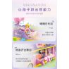 SLUBAN M38-B1165 B1165 1165 M38B1165 38-B1165 non  GIẤC MƠ HỒNG BỮA TIỆC CẮM TRẠI TRÊN XE BUÝT BUNNY bộ đồ chơi xếp lắp ráp ghép mô hình Girl BUS CONCERT Con Gái 412 khối