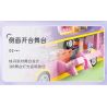 SLUBAN M38-B1165 B1165 1165 M38B1165 38-B1165 non  GIẤC MƠ HỒNG BỮA TIỆC CẮM TRẠI TRÊN XE BUÝT BUNNY bộ đồ chơi xếp lắp ráp ghép mô hình Girl BUS CONCERT Con Gái 412 khối