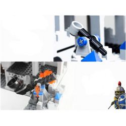 QMAN ENLIGHTEN KEEPPLEY 1023 non  BAO VÂY LÂU ĐÀI NHÀ VUA bộ đồ chơi xếp lắp ráp ghép mô hình Medieval Castle LION CASTLE Chiến Tranh Trung Cổ 1393 khối