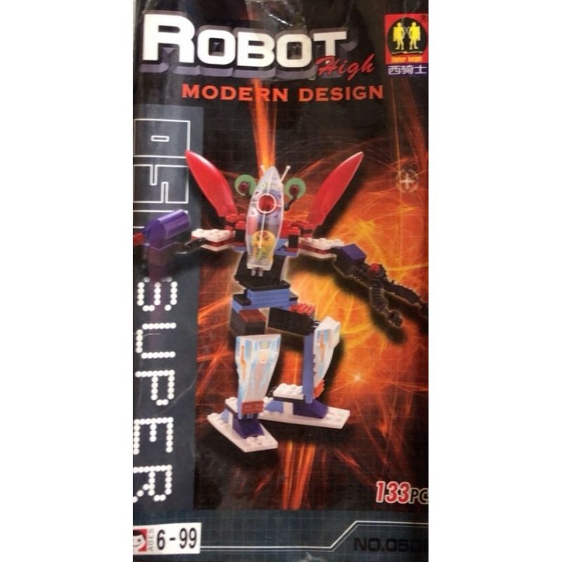 ZEPHYR KNIGHT 0509 non  ROBOT CAO bộ đồ chơi xếp lắp ráp ghép mô hình Space ROBOT HIGH Thám Hiểm Không Gian 113 khối