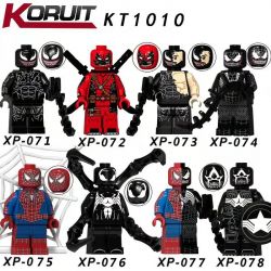 KORUIT KT1010 1010 XP non  HÀNG TRĂM NGƯỜI 8 SIÊU ANH HÙNG bộ đồ chơi xếp lắp ráp ghép mô hình Super Heroes Siêu Nhân Anh Hùng