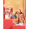 QIZHILE 93003 non  ĐÁNH TRỐNG MÚA LÂN THĂNG BẰNG bộ đồ chơi xếp lắp ráp ghép mô hình Chinese Traditional Festivals LION DANCE Lễ Hội Cổ Truyền