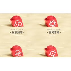 QIZHILE 93003 non  ĐÁNH TRỐNG MÚA LÂN THĂNG BẰNG bộ đồ chơi xếp lắp ráp ghép mô hình Chinese Traditional Festivals LION DANCE Lễ Hội Cổ Truyền