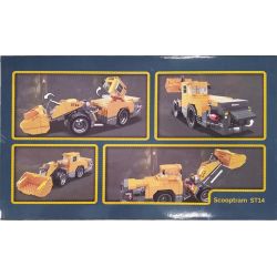 EPIROC ST14 non  XE NÂNG ST14 bộ đồ chơi xếp lắp ráp ghép mô hình City SCOOPTRAM ST14 Thành Phố 404 khối