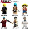 KORUIT XP KT1008 1008 non  MỘT MIÊNG bộ đồ chơi xếp lắp ráp ghép mô hình Collectable Minifigures Búp Bê Sưu Tầm
