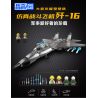 ZHEGAO QJ5070 5070 non  MÁY BAY CHIẾN ĐẤU J-16 bộ đồ chơi xếp lắp ráp ghép mô hình Military Army CHINESE FIGHTER Quân Sự Bộ Đội 1250 khối