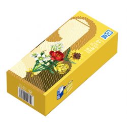 ZHEGAO 01029 non  MẶT TRỜI TRÊN MỌI NẺO ĐƯỜNG bộ đồ chơi xếp lắp ráp ghép mô hình Flowers SHINING ALL THE WAY Hoa 532 khối