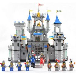 QMAN ENLIGHTEN KEEPPLEY 1023 non  BAO VÂY LÂU ĐÀI NHÀ VUA bộ đồ chơi xếp lắp ráp ghép mô hình Medieval Castle LION CASTLE Chiến Tranh Trung Cổ 1393 khối