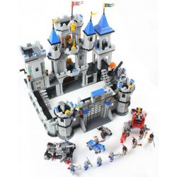 QMAN ENLIGHTEN KEEPPLEY 1023 non  BAO VÂY LÂU ĐÀI NHÀ VUA bộ đồ chơi xếp lắp ráp ghép mô hình Medieval Castle LION CASTLE Chiến Tranh Trung Cổ 1393 khối