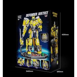 拓乐 6007 non  CON ONG bộ đồ chơi xếp lắp ráp ghép mô hình Transformers DEFENDER JUSTICE Robot Đại Chiến Người Máy Biến Hình 1932 khối