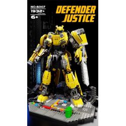 拓乐 6007 non  CON ONG bộ đồ chơi xếp lắp ráp ghép mô hình Transformers DEFENDER JUSTICE Robot Đại Chiến Người Máy Biến Hình 1932 khối