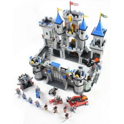 QMAN ENLIGHTEN KEEPPLEY 1023 non  BAO VÂY LÂU ĐÀI NHÀ VUA bộ đồ chơi xếp lắp ráp ghép mô hình Medieval Castle LION CASTLE Chiến Tranh Trung Cổ 1393 khối