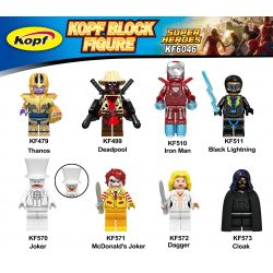 KOPF KF6046 6046 KF510 KF511 KF570 KF571 KF572 KF573 KF479 KF499 non  HÀNG TRĂM NGƯỜI 8 SIÊU ANH HÙNG bộ đồ chơi xếp lắp ráp ghép mô hình Marvel Super Heroes Siêu Anh Hùng Marvel