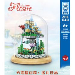 ZHEGAO 01013 non  ĐẢO NỔI bộ đồ chơi xếp lắp ráp ghép mô hình Buildings FLOAT ISLAND 835 khối