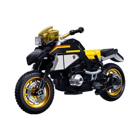 SLUBAN M38-B1132 B1132 1132 M38B1132 38-B1132 non  XE MÁY BMW R1250MS tỷ lệ 1:12 bộ đồ chơi xếp lắp ráp ghép mô hình Racers Đua Tốc Độ 200 khối