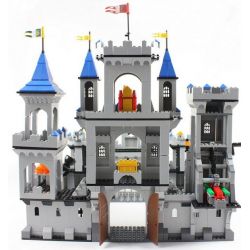 QMAN ENLIGHTEN KEEPPLEY 1023 non  BAO VÂY LÂU ĐÀI NHÀ VUA bộ đồ chơi xếp lắp ráp ghép mô hình Medieval Castle LION CASTLE Chiến Tranh Trung Cổ 1393 khối