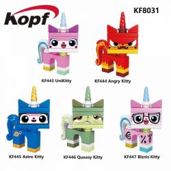 KOPF KF443 KF444 KF445 KF446 KF447 KF8031 8031 non  MÈO QUAN TRỌNG. bộ đồ chơi xếp lắp ráp ghép mô hình Collectable Minifigures UNIKITTY Búp Bê Sưu Tầm