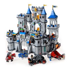 QMAN ENLIGHTEN KEEPPLEY 1023 non  BAO VÂY LÂU ĐÀI NHÀ VUA bộ đồ chơi xếp lắp ráp ghép mô hình Medieval Castle LION CASTLE Chiến Tranh Trung Cổ 1393 khối