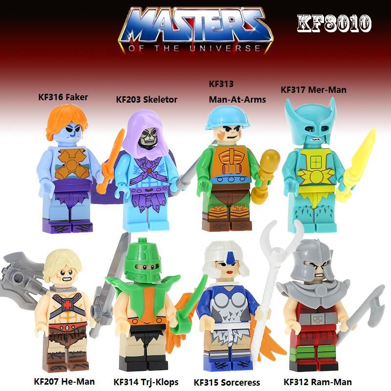 KOPF KF8010 8010 KF316 KF317 KF318 KF319 KF320 KF321 KF322 KF323 non  8 NGƯỜI KHỔNG LỒ CỦA VŨ TRỤ bộ đồ chơi xếp lắp ráp ghép mô hình Movie & Game MASTERS OF THE UNIVERSE Phim Và Trò Chơi