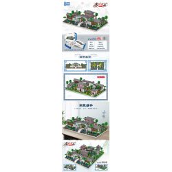 FUN IMAGINATION LZ8226 8226 non  CỔNG VƯỜN TÔ CHÂU bộ đồ chơi xếp lắp ráp ghép mô hình Buildings 5034 khối