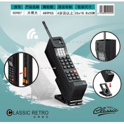 ZHEGAO 00987 non  ANH CẢ bộ đồ chơi xếp lắp ráp ghép mô hình CELLPHONE 489 khối