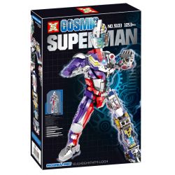 SX 9103 non  SIÊU NHÂN ANH HÙNG CYBORG bộ đồ chơi xếp lắp ráp ghép mô hình Movie & Game COSMIG SUPERMAN Phim Và Trò Chơi 1053 khối