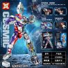 SX 9103 non  SIÊU NHÂN ANH HÙNG CYBORG bộ đồ chơi xếp lắp ráp ghép mô hình Movie & Game COSMIG SUPERMAN Phim Và Trò Chơi 1053 khối