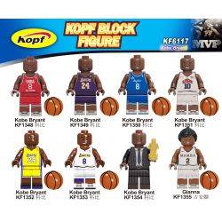 KOPF KF6117 6117 KF1348 1348 KF1349 1349 KF1350 1350 KF1351 1351 KF1352 1352 KF1353 1353 KF1354 1354 KF1355 1355 non  CON NGƯỜI 8 KOBE BRYANT bộ đồ chơi xếp lắp ráp ghép mô hình Sports Thể Thao