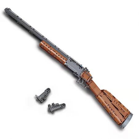 MouldKing 14016 Mould King 14016 non  SÚNG NGẮN HAI NÒNG bộ đồ chơi xếp lắp ráp ghép mô hình Gun DOUBLE-BARRELED SHOTGUN 1015 khối