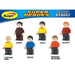 KOPF KF8002 8002 non  HÀNG TRĂM NGƯỜI 8 STAR TREK bộ đồ chơi xếp lắp ráp ghép mô hình Movie & Game Phim Và Trò Chơi