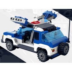 QMAN ENLIGHTEN KEEPPLEY 1117 non  CẢNH SÁT PHỐI HỢP TRUY BẮT TỘI PHẠM bộ đồ chơi xếp lắp ráp ghép mô hình City HIGHWAY PURSUIT Thành Phố 394 khối