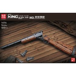 MouldKing 14016 Mould King 14016 non  SÚNG NGẮN HAI NÒNG bộ đồ chơi xếp lắp ráp ghép mô hình Gun DOUBLE-BARRELED SHOTGUN 1015 khối