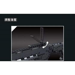 MouldKing 14014 Mould King 14014 non  SÚNG LỰU ĐẠN bộ đồ chơi xếp lắp ráp ghép mô hình Gun GRENADE GUN 1333 khối