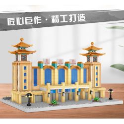 FUN IMAGINATION LZ8214 8214 non  GA XE LỬA BẮC KINH bộ đồ chơi xếp lắp ráp ghép mô hình Buildings 3569 khối
