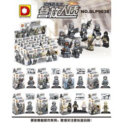 DUO LE PIN DLP9038 9038 non  KẺ TẤN CÔNG KINH DỊ CỨU HỘ CON TIN bộ đồ chơi xếp lắp ráp ghép mô hình Military Army Quân Sự Bộ Đội