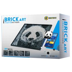 GOBRICKS GP01 non  NGHỆ THUẬT PIXEL VỚI KHẢ NĂNG VÔ HẠN bộ đồ chơi xếp lắp ráp ghép mô hình Art BRICK ART 2912 khối