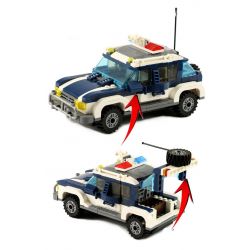 QMAN ENLIGHTEN KEEPPLEY 1117 non  CẢNH SÁT PHỐI HỢP TRUY BẮT TỘI PHẠM bộ đồ chơi xếp lắp ráp ghép mô hình City HIGHWAY PURSUIT Thành Phố 394 khối