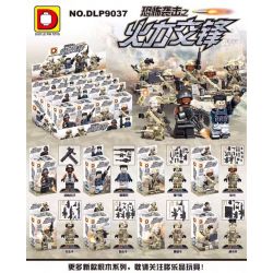 DUO LE PIN DLP9037 9037 non  NGỌN LỬA CỦA CUỘC TẤN CÔNG KHỦNG BỐ LÀ 8 MÔ HÌNH bộ đồ chơi xếp lắp ráp ghép mô hình Collectable Minifigures Búp Bê Sưu Tầm