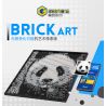 GOBRICKS GP01 non  NGHỆ THUẬT PIXEL VỚI KHẢ NĂNG VÔ HẠN bộ đồ chơi xếp lắp ráp ghép mô hình Art BRICK ART 2912 khối