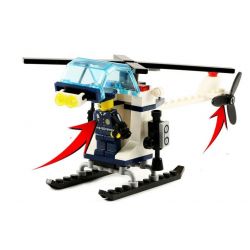 QMAN ENLIGHTEN KEEPPLEY 1117 non  CẢNH SÁT PHỐI HỢP TRUY BẮT TỘI PHẠM bộ đồ chơi xếp lắp ráp ghép mô hình City HIGHWAY PURSUIT Thành Phố 394 khối