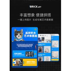 GOBRICKS GP01 non  NGHỆ THUẬT PIXEL VỚI KHẢ NĂNG VÔ HẠN bộ đồ chơi xếp lắp ráp ghép mô hình Art BRICK ART 2912 khối