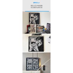 GOBRICKS GP01 non  NGHỆ THUẬT PIXEL VỚI KHẢ NĂNG VÔ HẠN bộ đồ chơi xếp lắp ráp ghép mô hình Art BRICK ART 2912 khối